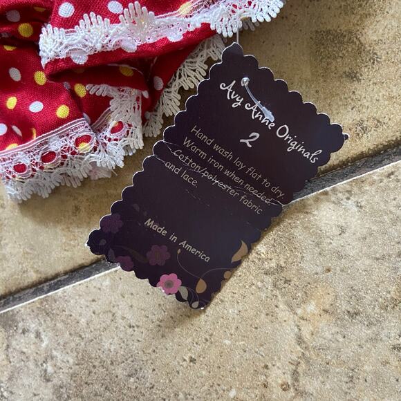 Avy Anne Girls Dress Size 2 FSU Minnesota Commanders Kansas City Colors NEW - Picture 5 of 6